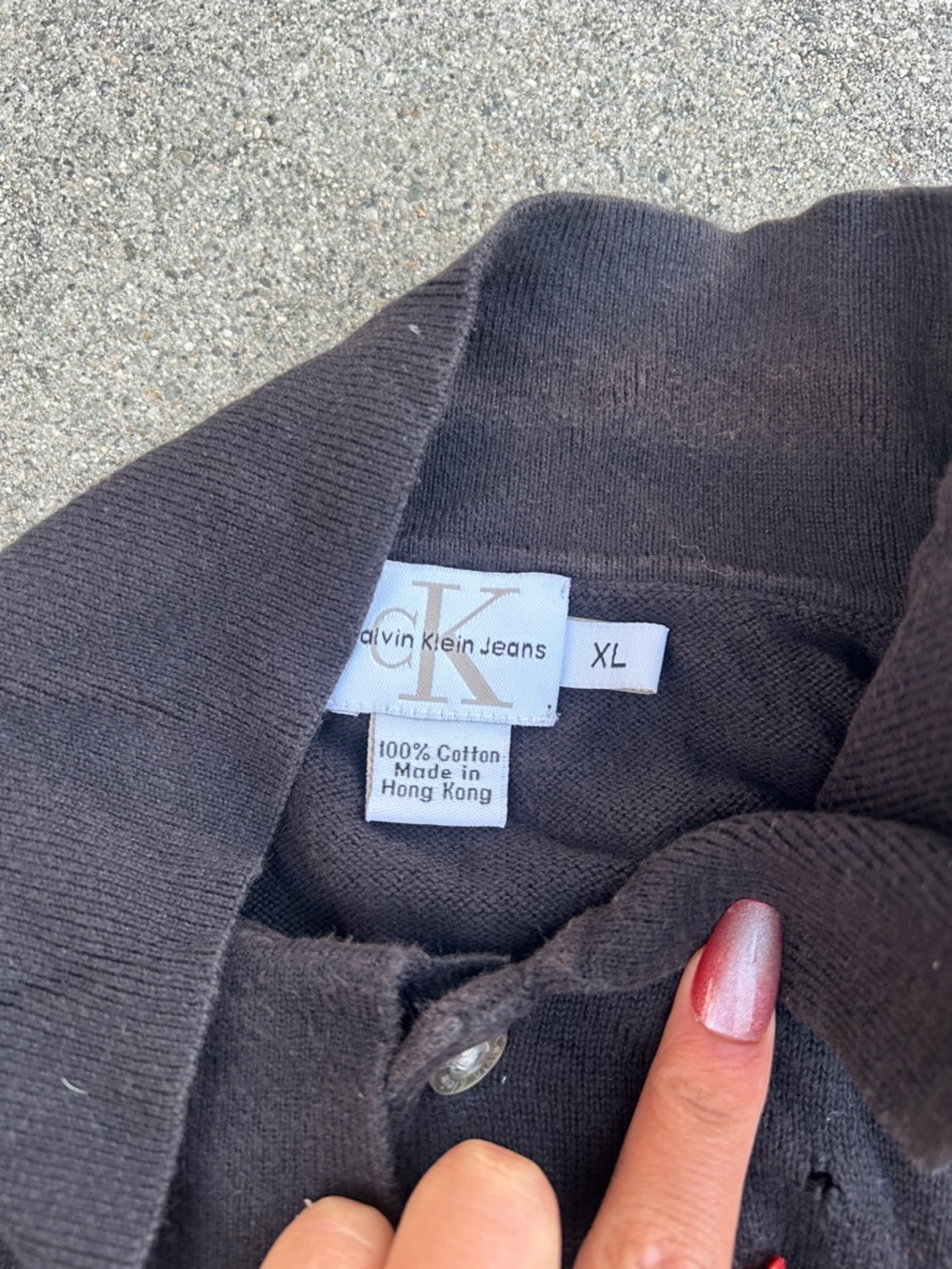 Calvin Klein Jeans Men's Black Turtleneck Quarter-Button Sweater - Picture 3 of 4